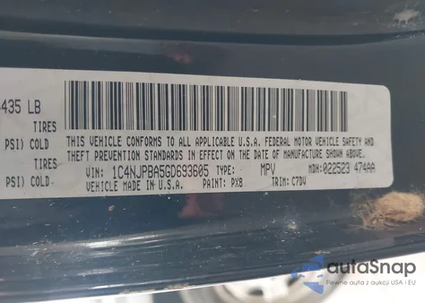 2016 Jeep Patriot Sport from USA, damaged, VIN 1C4NJPBA5GD693605